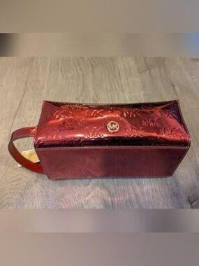 Michael Kors Cherry Red Patent Travel Case
NWT
